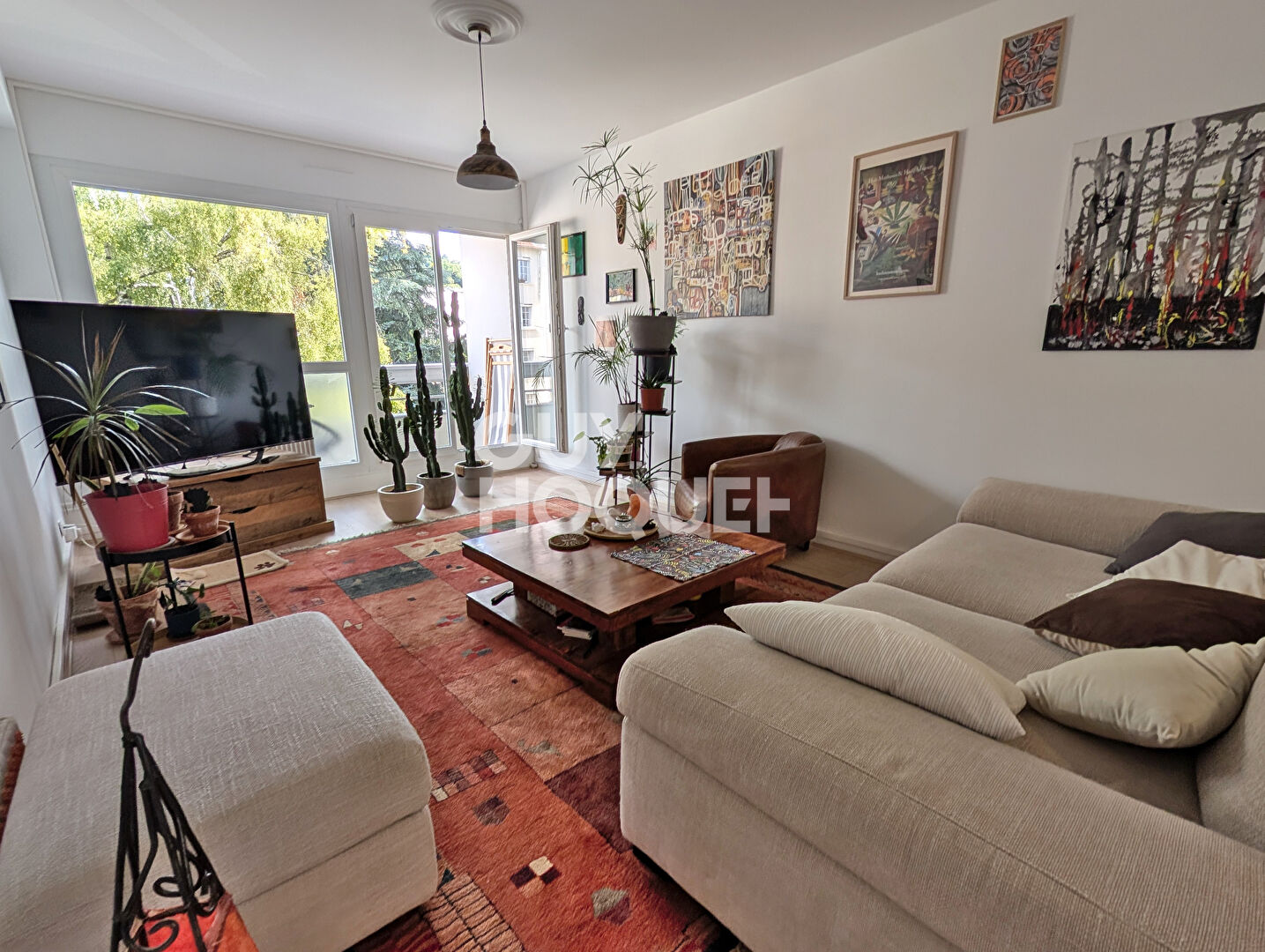 Chaprias, appartement 91 m² balcon garage