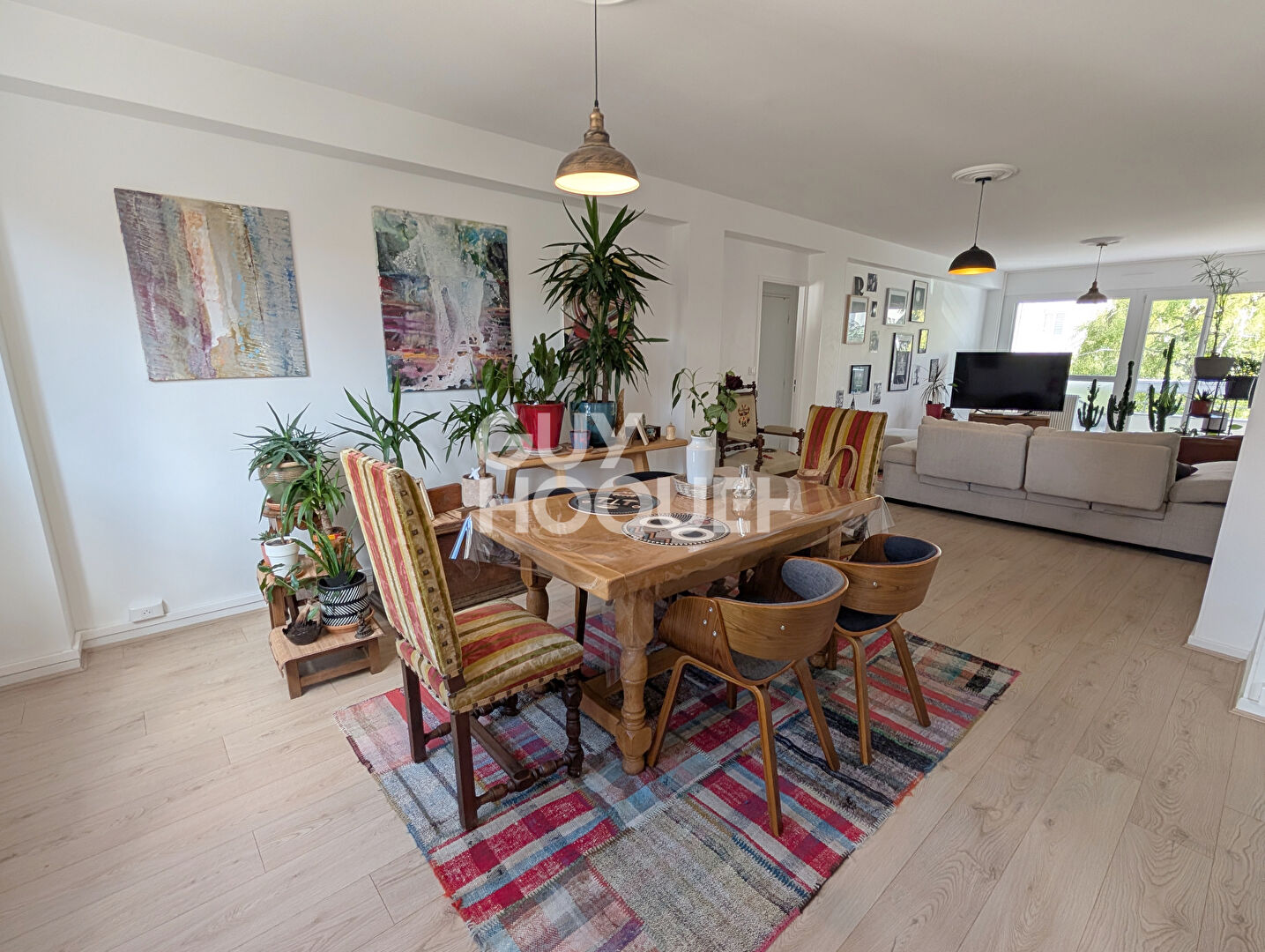 Chaprias, appartement 91 m² balcon garage