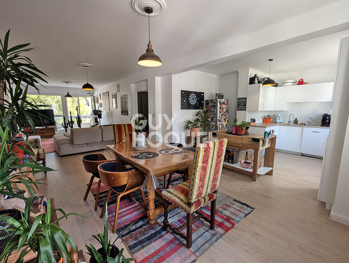 Chaprias, appartement 91 m² balcon garage