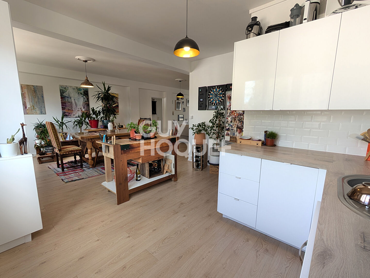 Chaprias, appartement 91 m² balcon garage