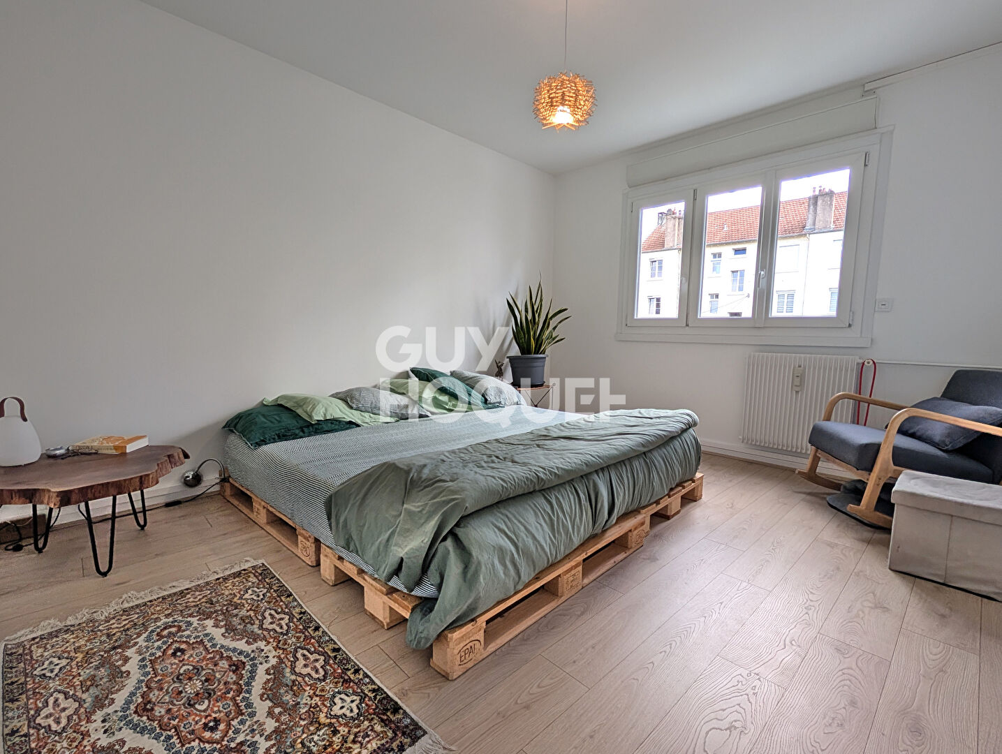 Chaprias, appartement 91 m² balcon garage