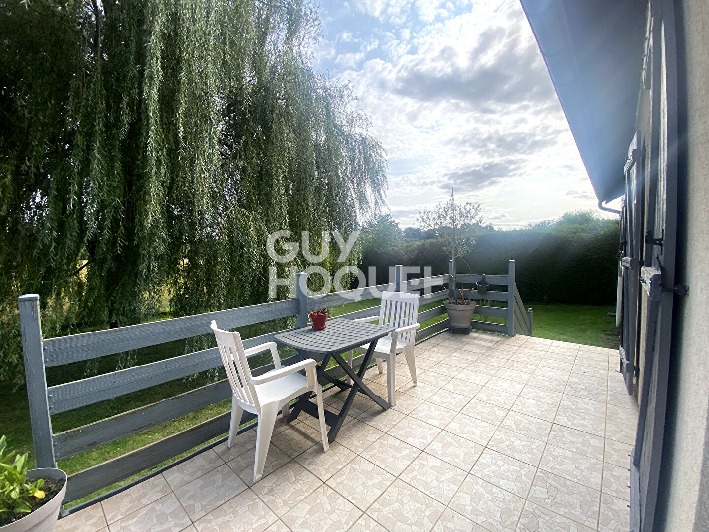 Maison plain-pied 3 chambres, terrain 10,7 ares