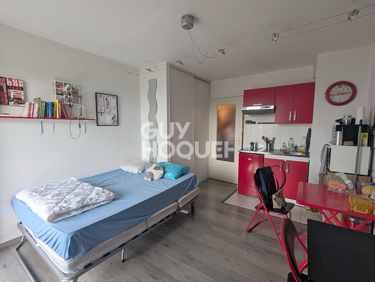 Studio meublé 19 m², balcon garage