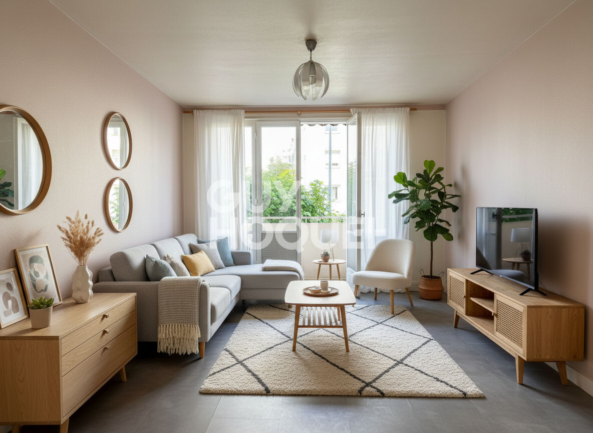 Appartement deux chambres avec balcon au calme