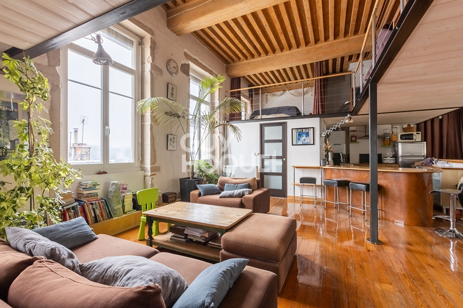 T4 Croix Rousse Canut vue Fourvière