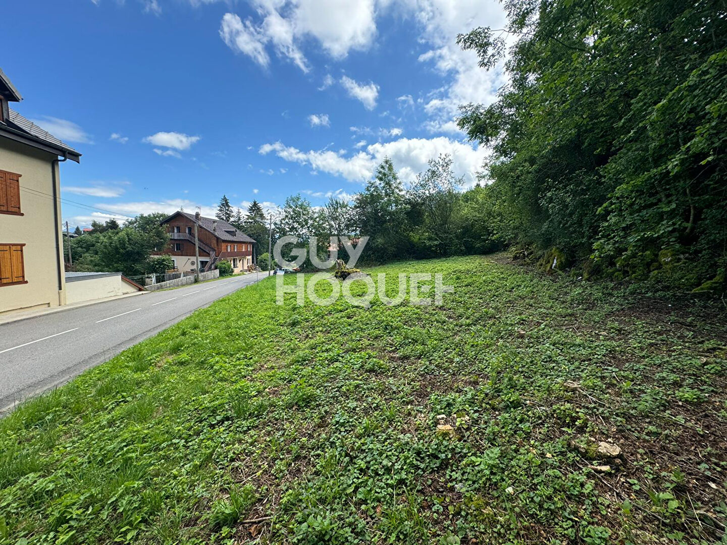 Terrain  viabilisé et débroussaillé  libre constructeurs Thollon Les Memises