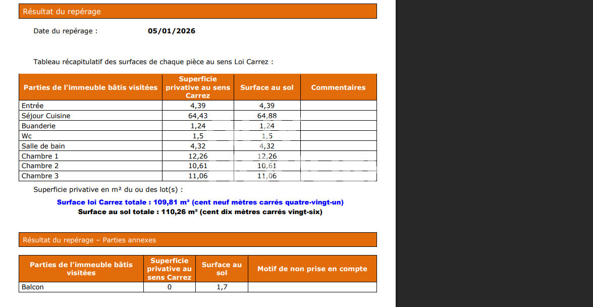 Appartement 110 m² - vue Fourvière - traversant