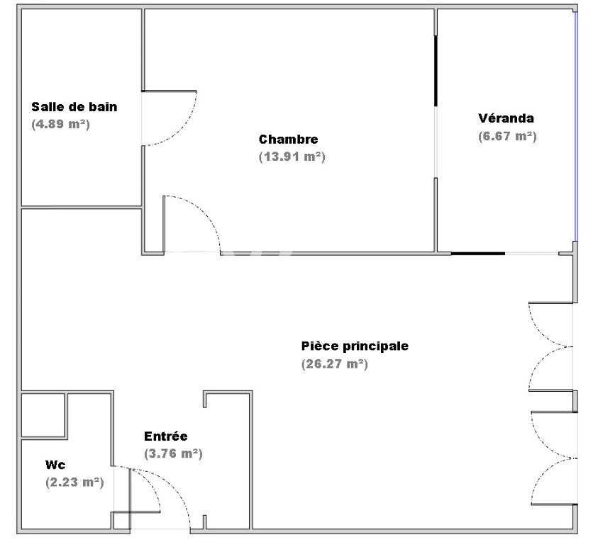 Plateau Croix-Rousse - Appartement avec loggia et parking - résidence récente accès PMR