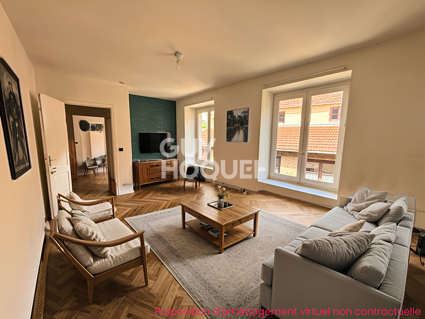 Croix Rousse T2 transformable T3 44 m2 dernier étage