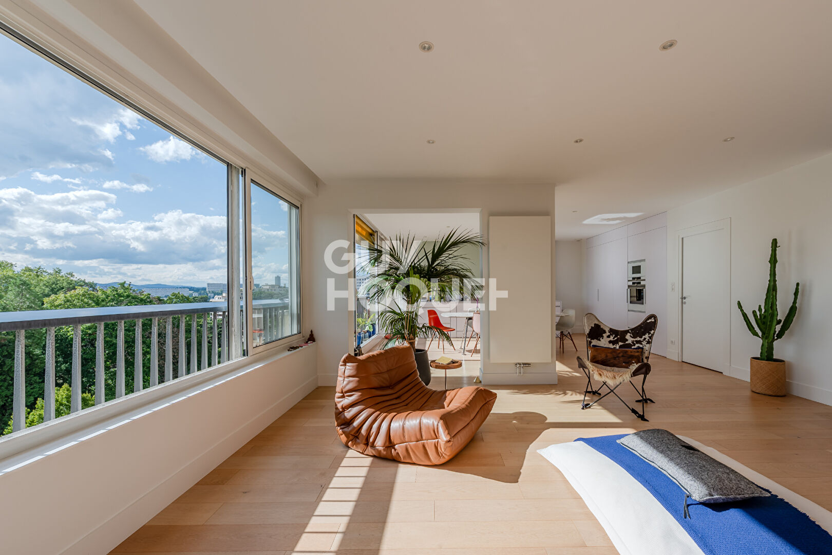 Appartement familial Croix Rousse Vue Fourvière avec  stationnements