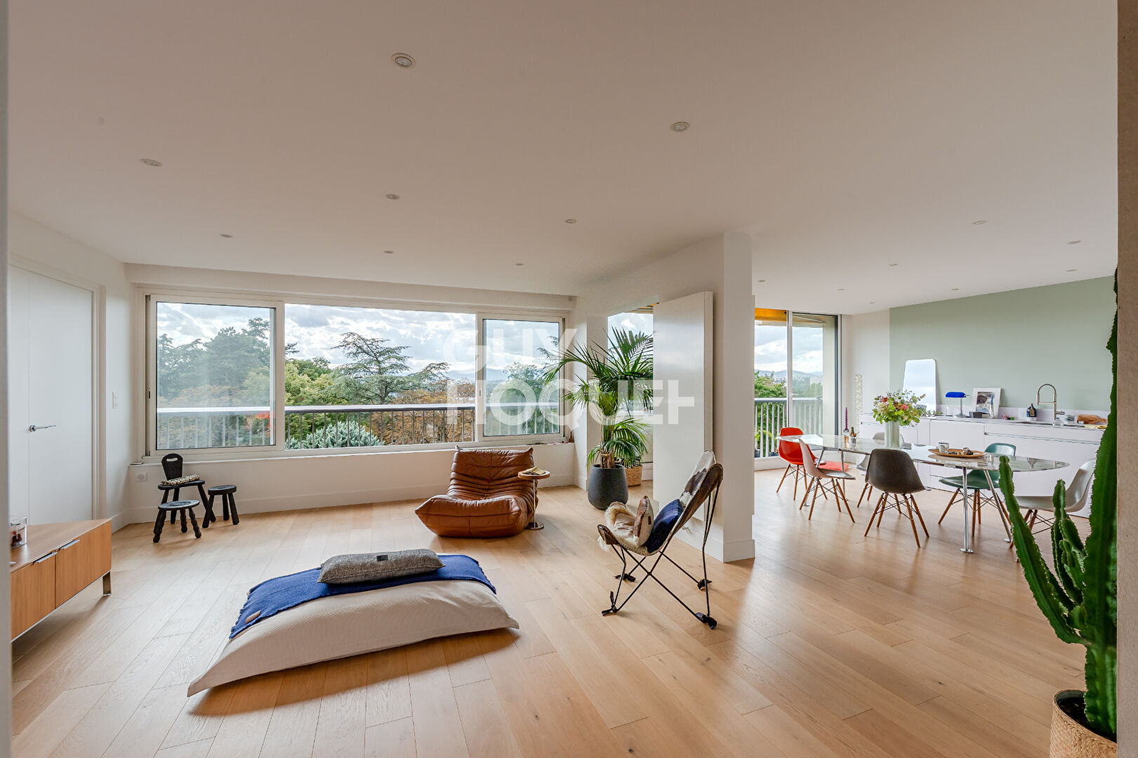 Appartement familial Croix Rousse Vue Fourvière avec  stationnements