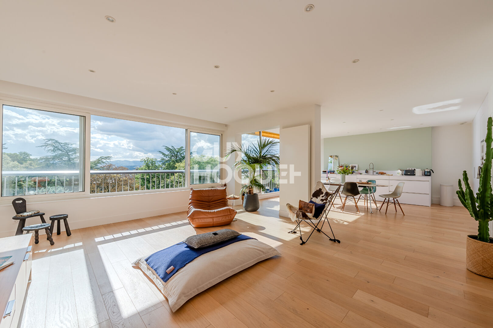 Appartement familial Croix Rousse Vue Fourvière avec  stationnements