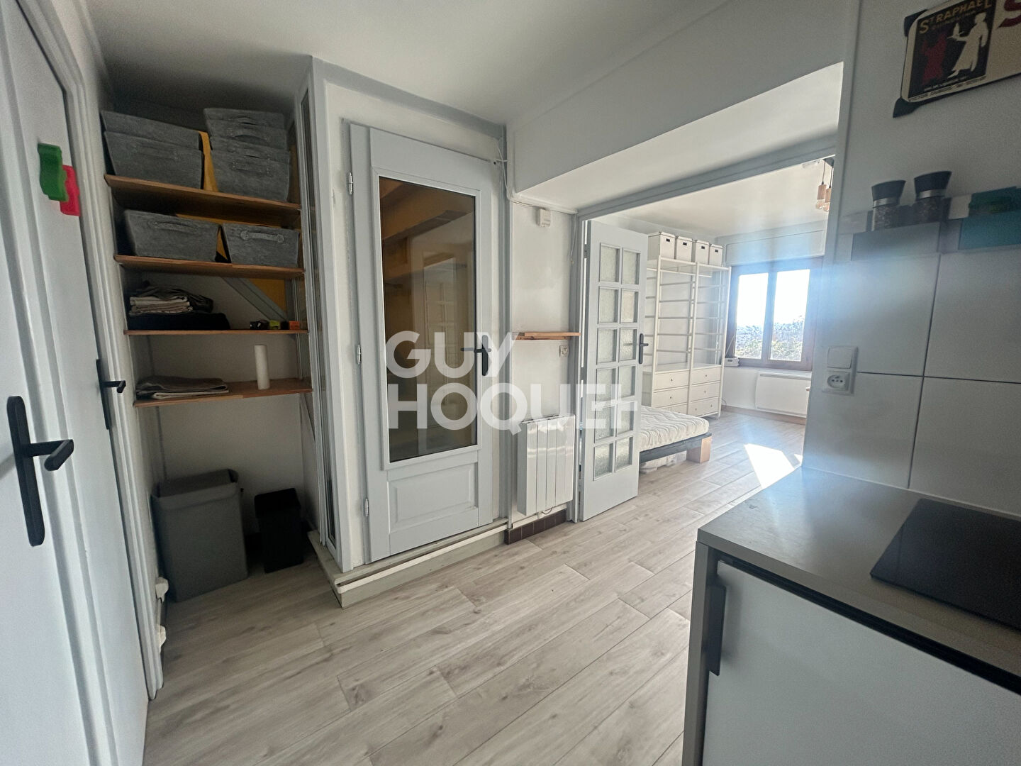 Studio - vue dégagée sur le Rhône