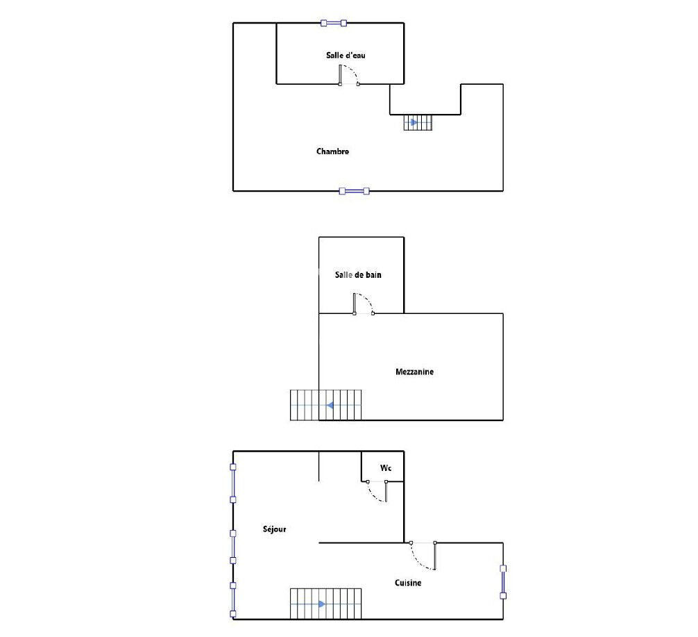 Triplex dernier étage - possibilité deux appartements