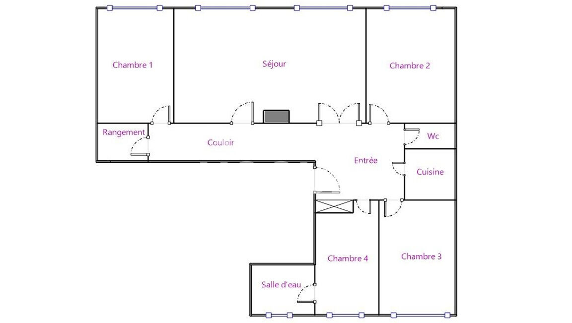 Grand T4 Préfecture - Profession libérale ou Habitation - Parking