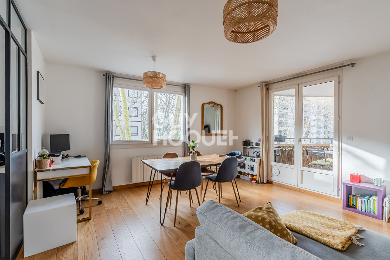 T3 standing avec balcon double garage - proche Parc de la Tête d'Or