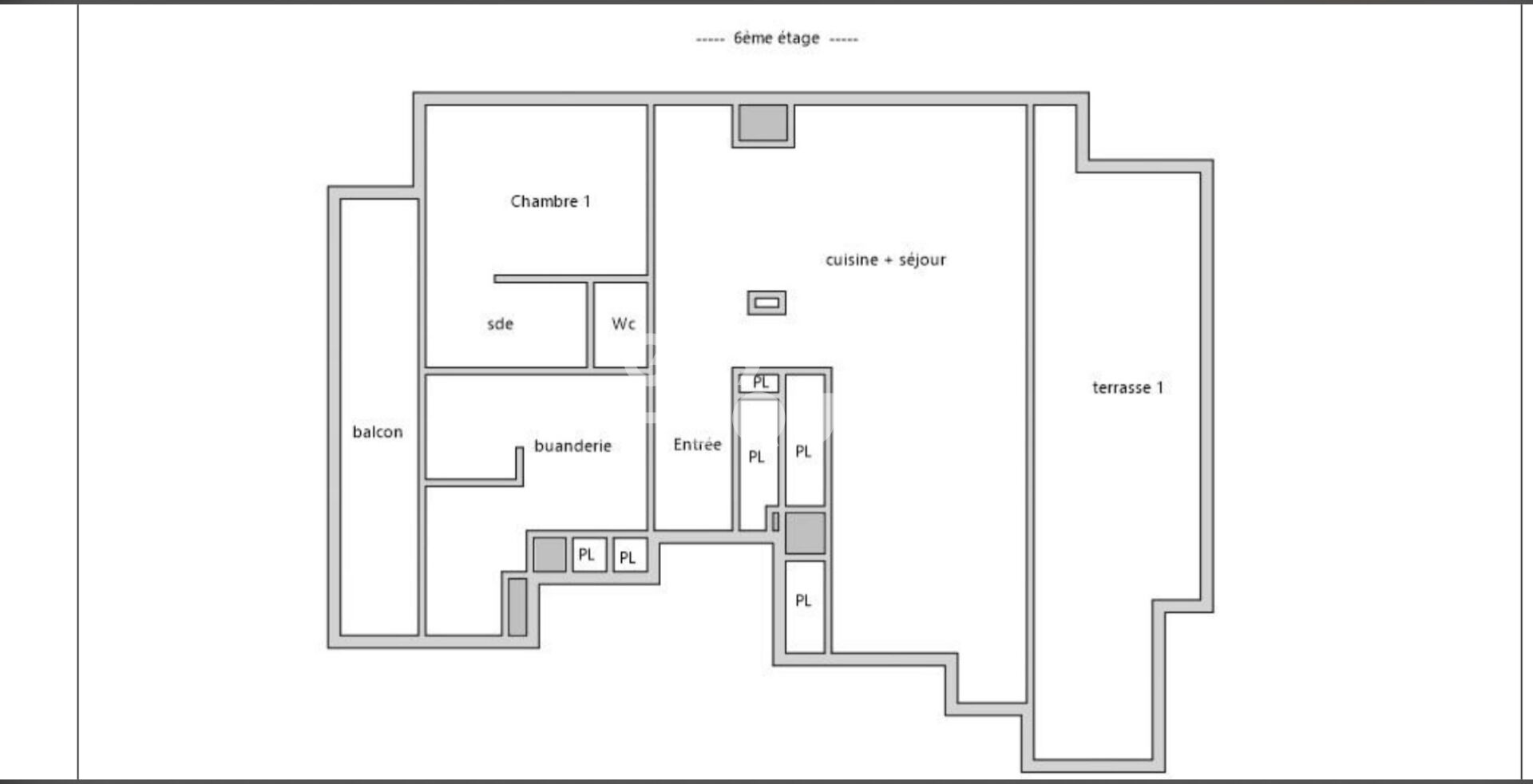 Rooftop- toit terrasse avec piscine et garage en sous sol