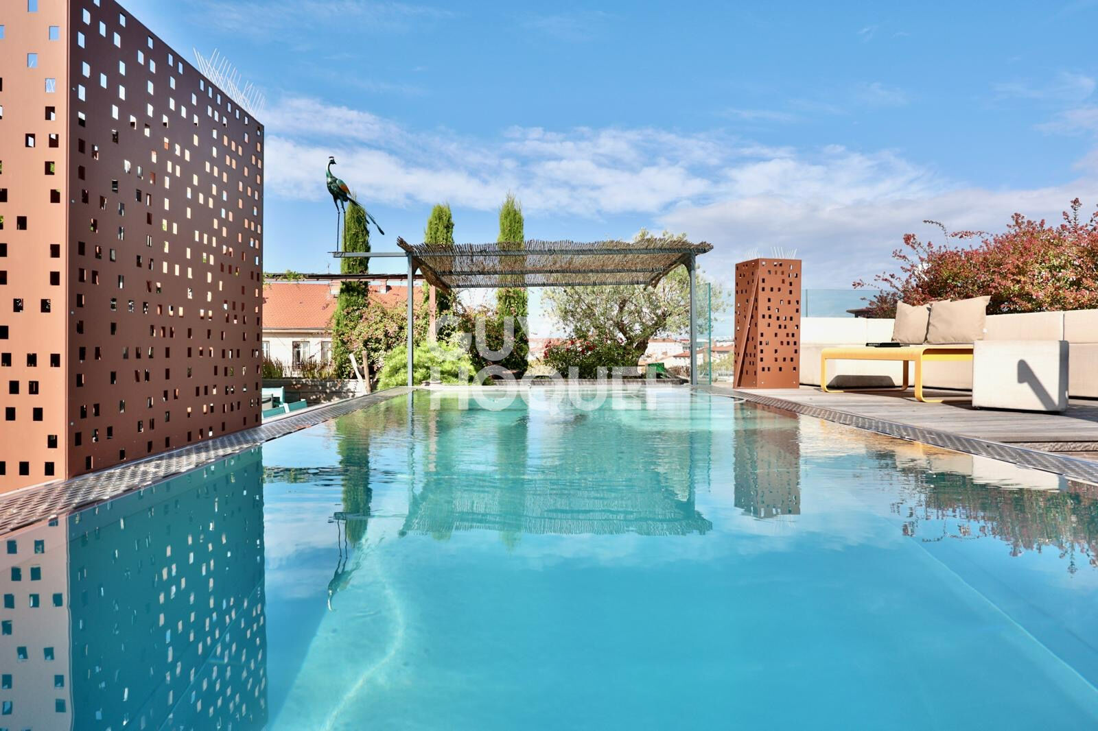 Rooftop- toit terrasse avec piscine et garage en sous sol