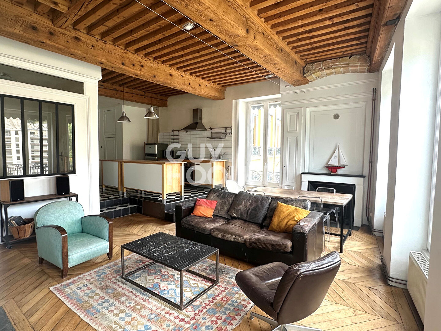 LYON 5-  Quai de Saone- Appartement avec vue dégagée