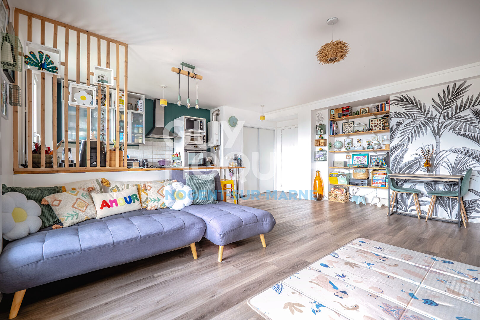 Appartement  3 pièce(s) 66 m2 + 2 chambres + parking + cave