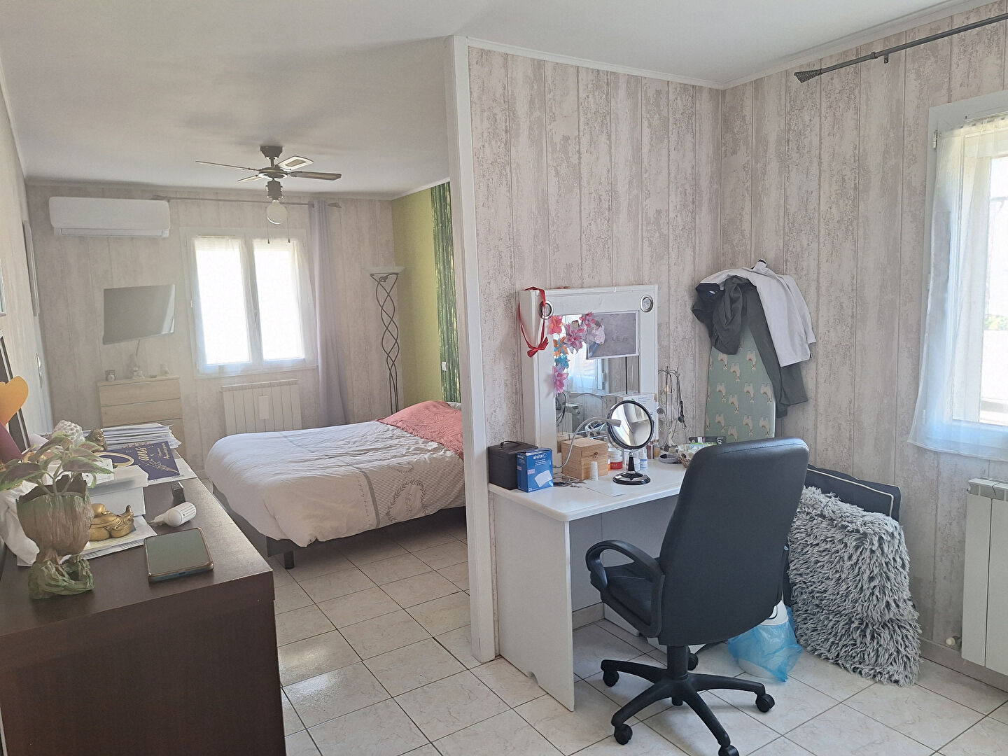 Maison de plain-pied T4 / T5 de 102 m² + véranda 40 m² sur une parcelle de 523 m²