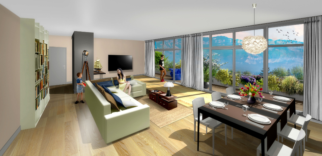 GRAND PORT - AIX LES BAINS - APPARTEMENT T3 - Guy-hoquet.com