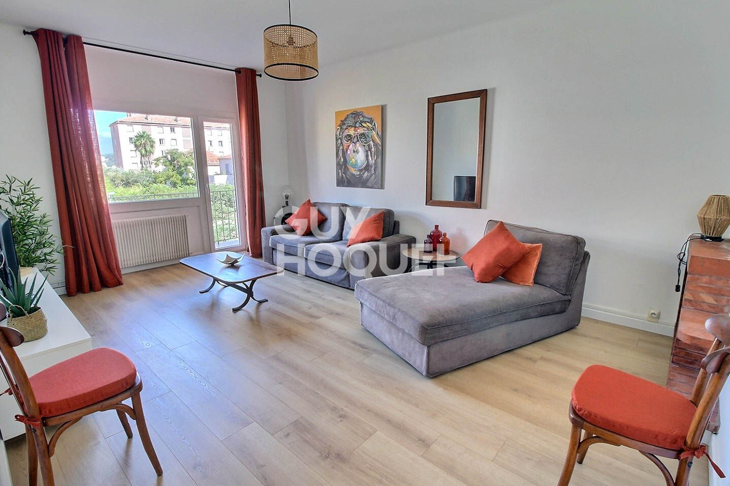 Appartement Ajaccio 3 pièce(s) 75 m2 meublé