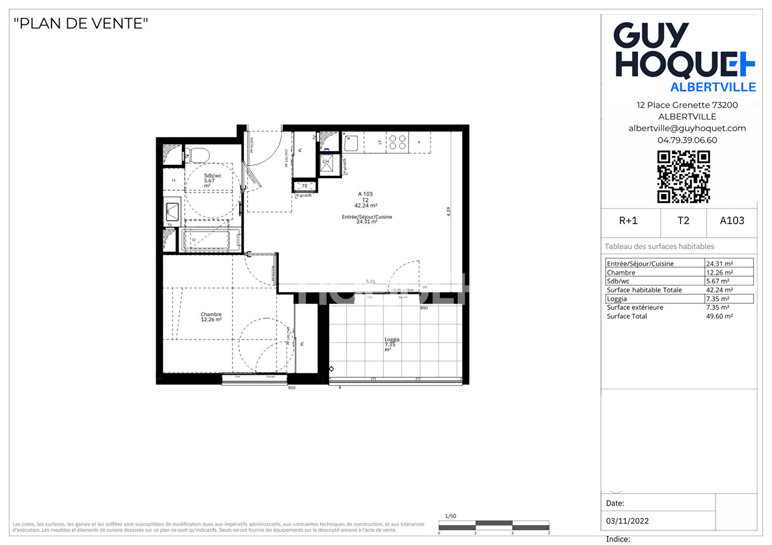 À vendre : Superbe appartement en VEFA à Albertville