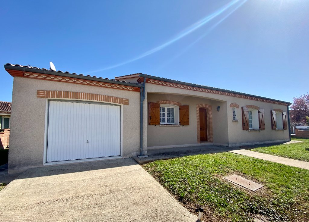 Maison plain-pied - 115m² - garage - jardin -bus!