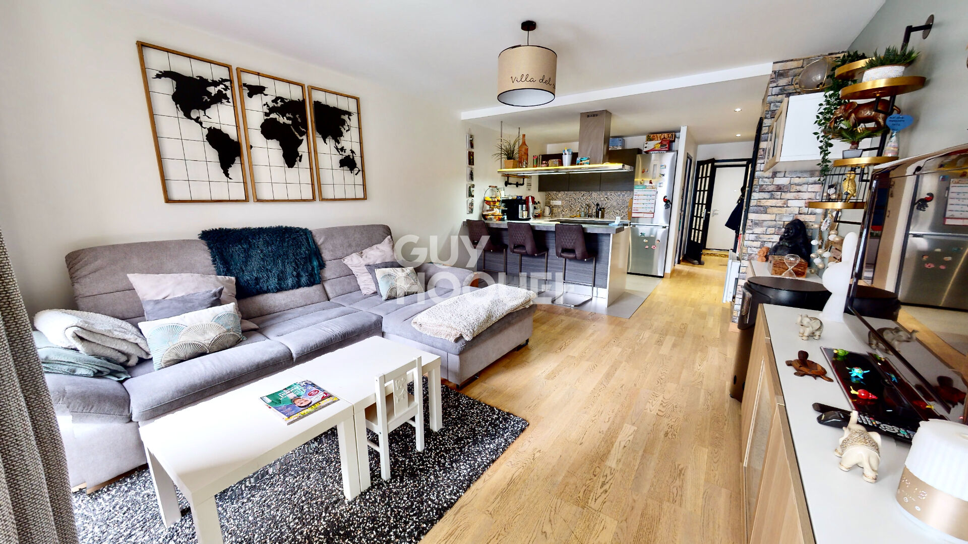 Rez de jardin Annecy Le Vieux 3 pièce(s) - Véranda + Grand Jardin