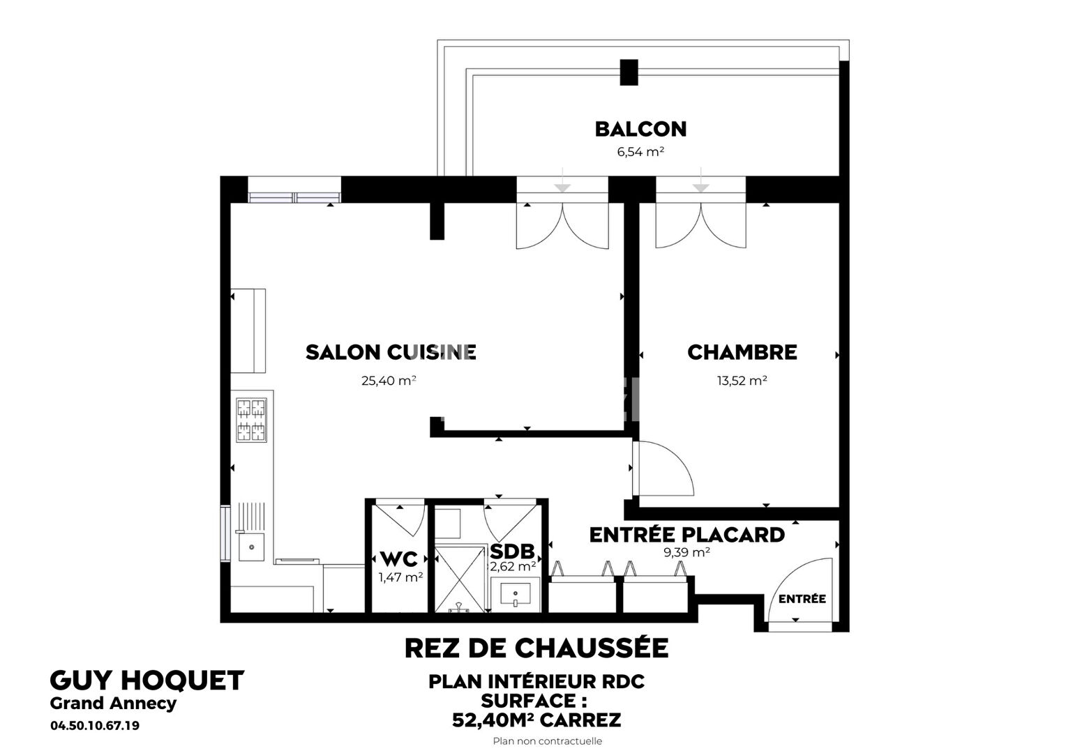 APPARTEMENT SAINT JORIOZ  2 PIECES - CENTRE VILLE