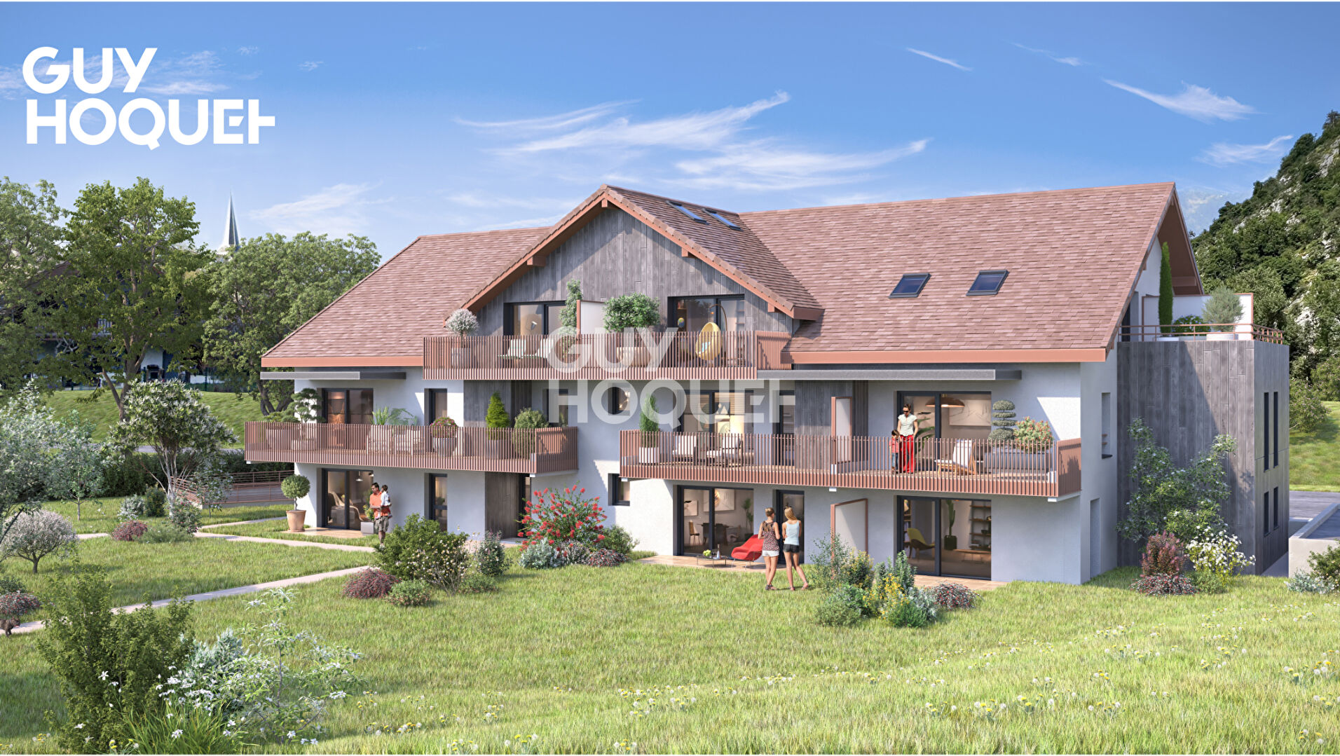 T2 Duingt - 37,68 m² - Balcon 13,30 m² - Sud