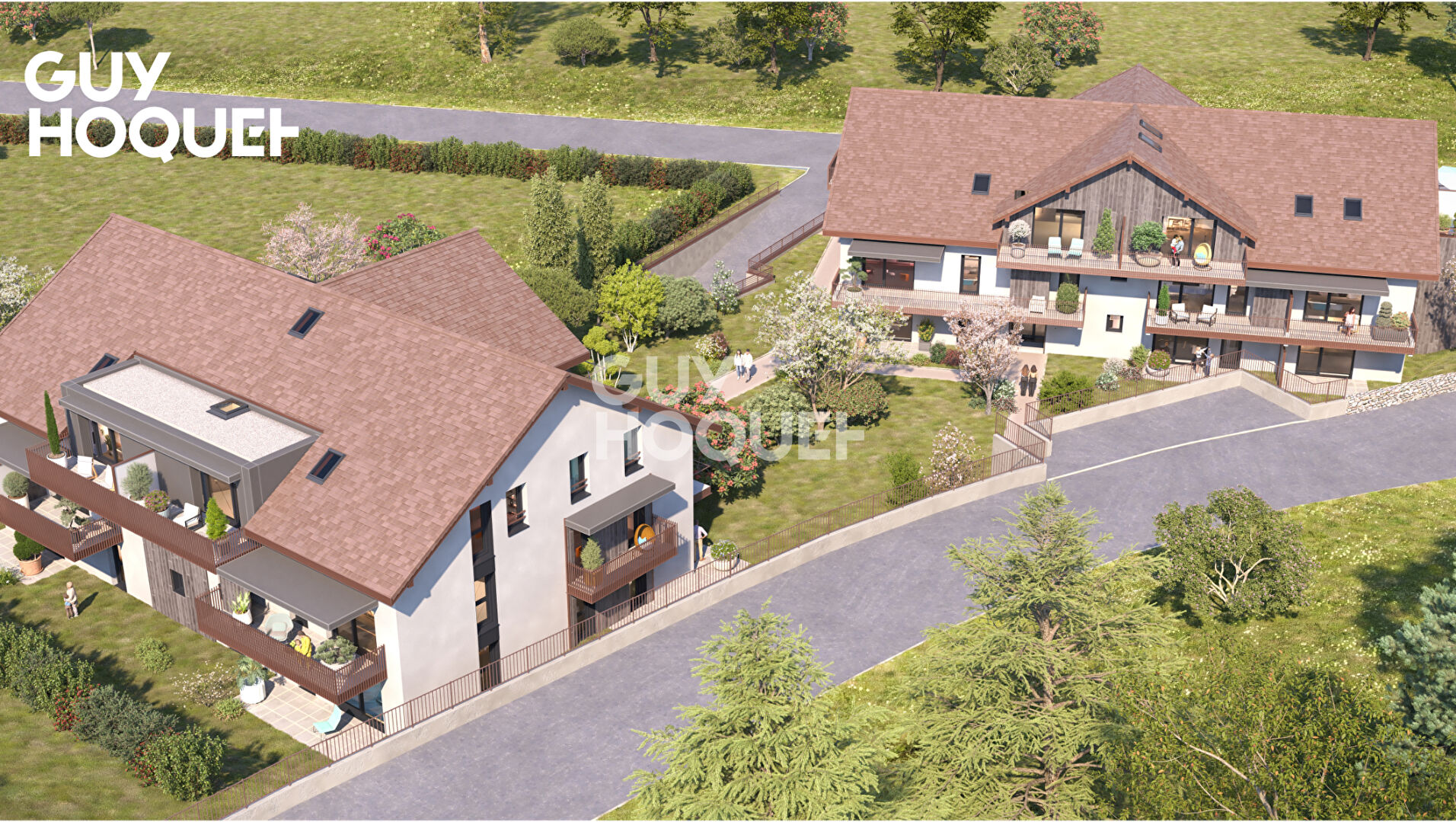 T3 Duingt - 72,10 m² - Balcons 20,02 m² - Sud