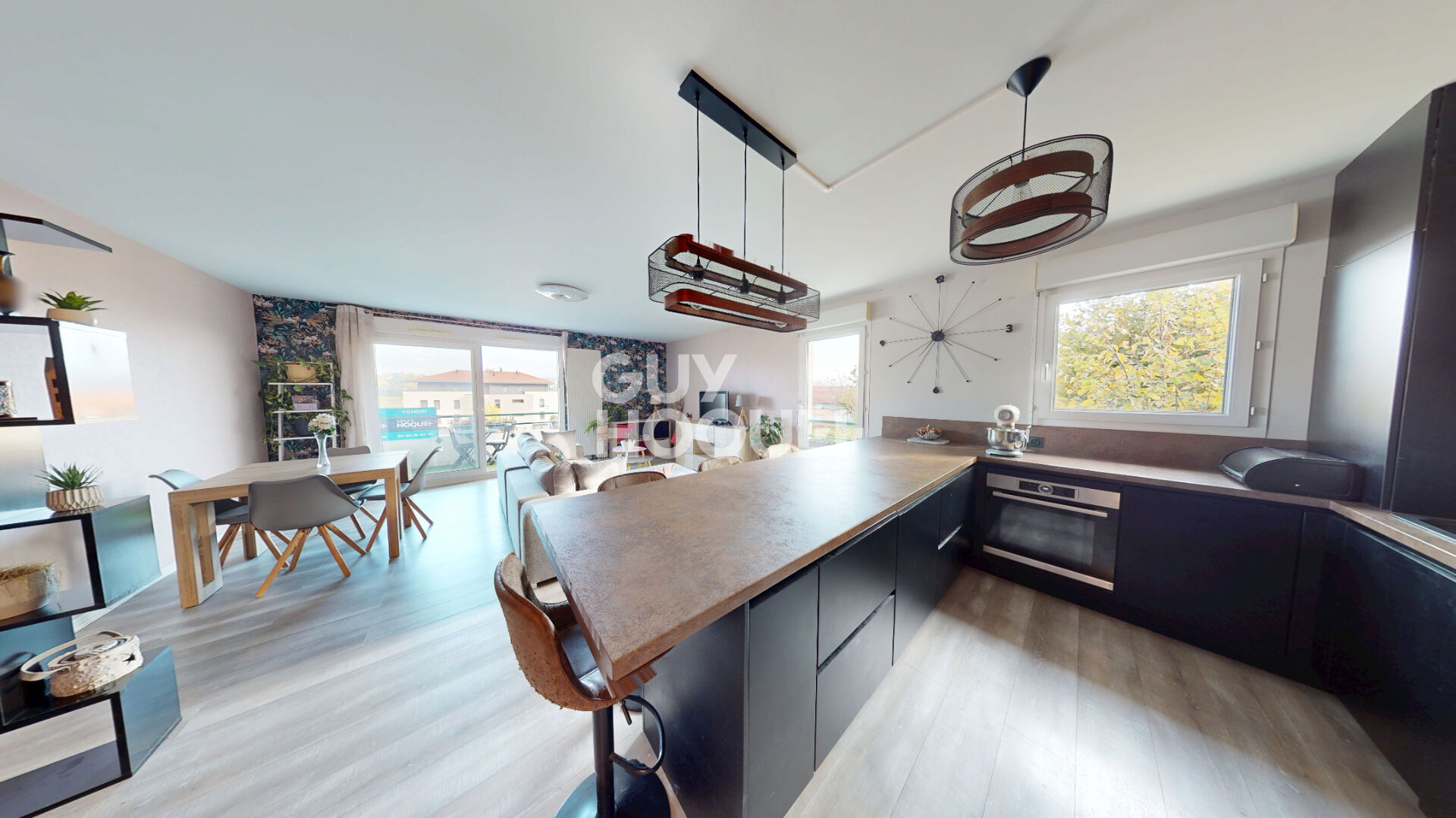 ALLONZIER-LA-CAILLE-Appartement T4 avec cave en sous-sol