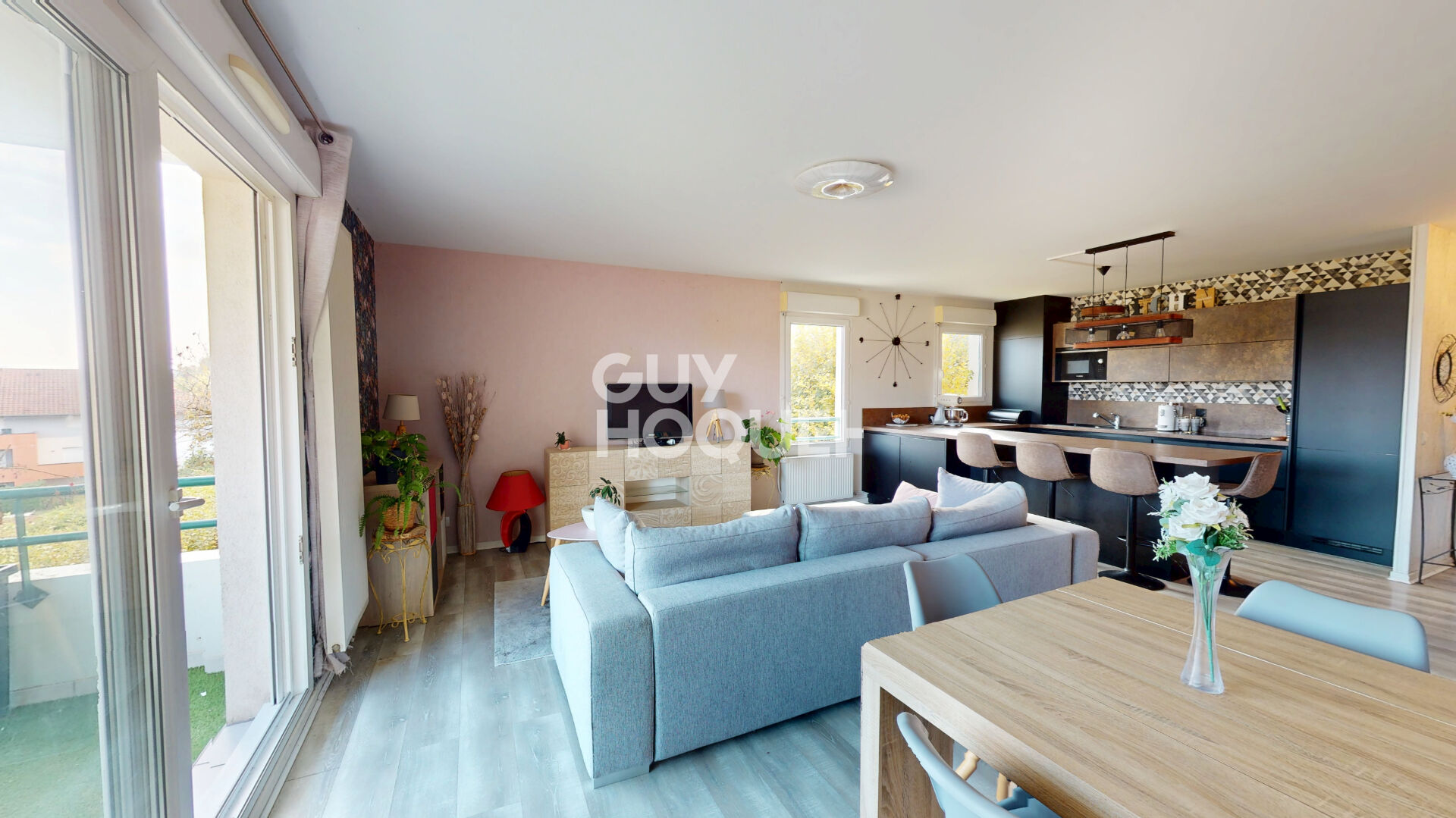 ALLONZIER-LA-CAILLE - Appartement T4 avec cave en sous-sol