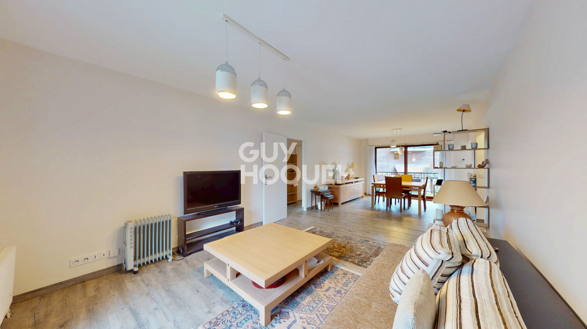 T3 de 74 m², Ancien T4, Deux balcons, Cave