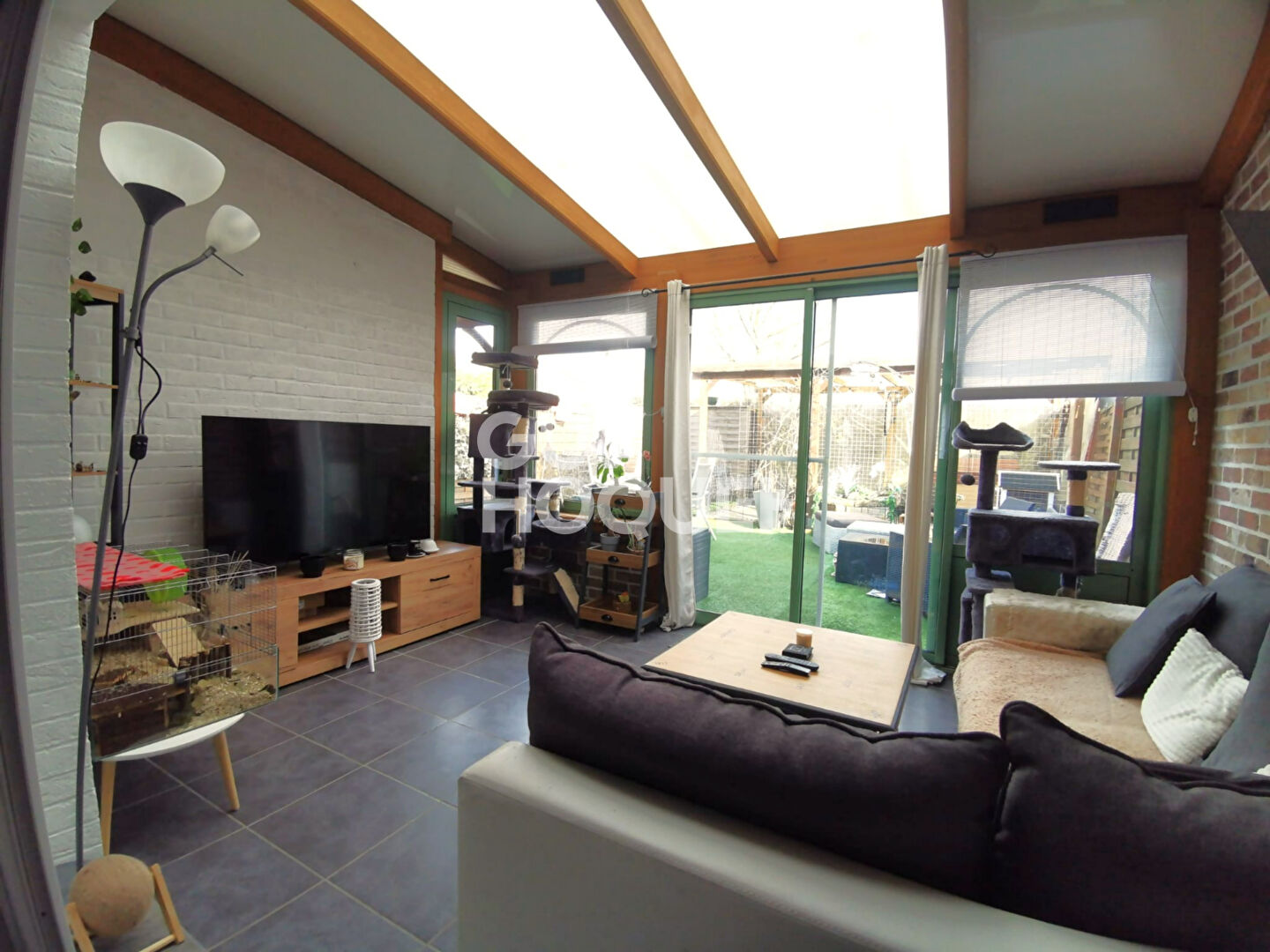 Semi individuelle avec jardin exposé Sud, véranda & garage