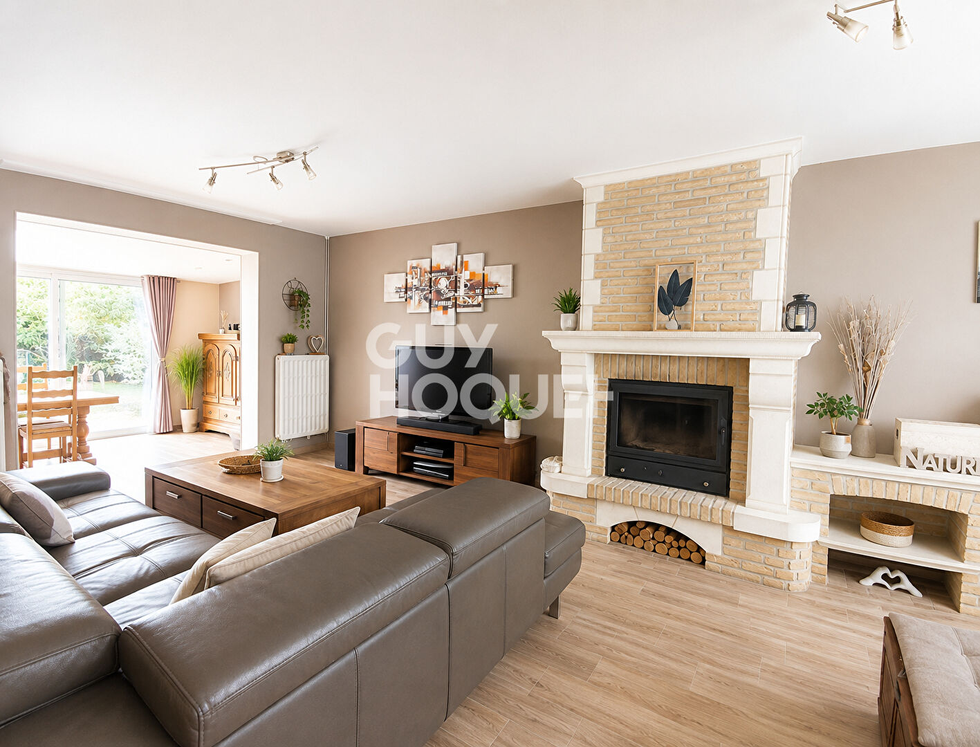 Semi-individuelle : garage & jardin