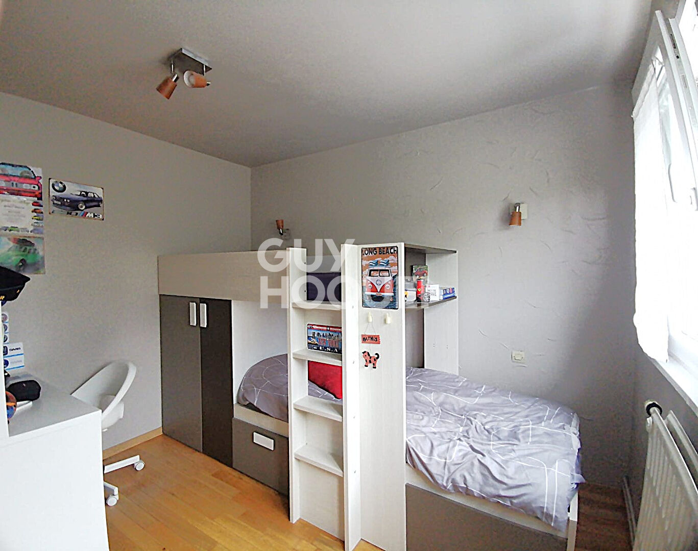 Semi-individuelle : garage & jardin