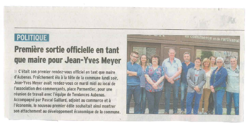 Article publié par le Dauphiné Libéré du 30/05/2018