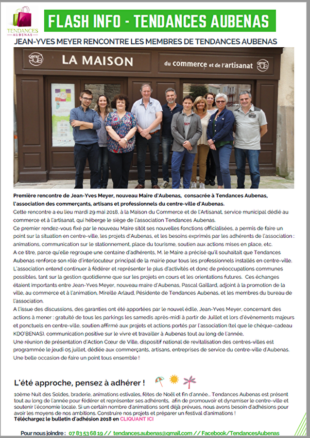 Flash Info Tendances Aubenas