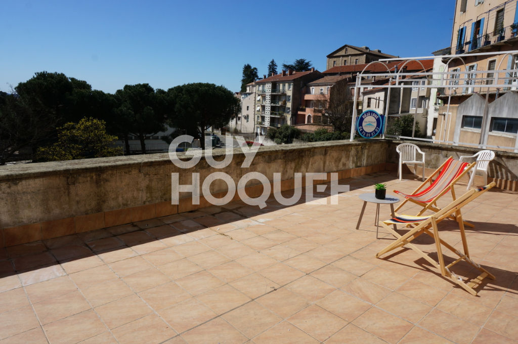 Appartement de charme en centre-ville avec grande terrasse