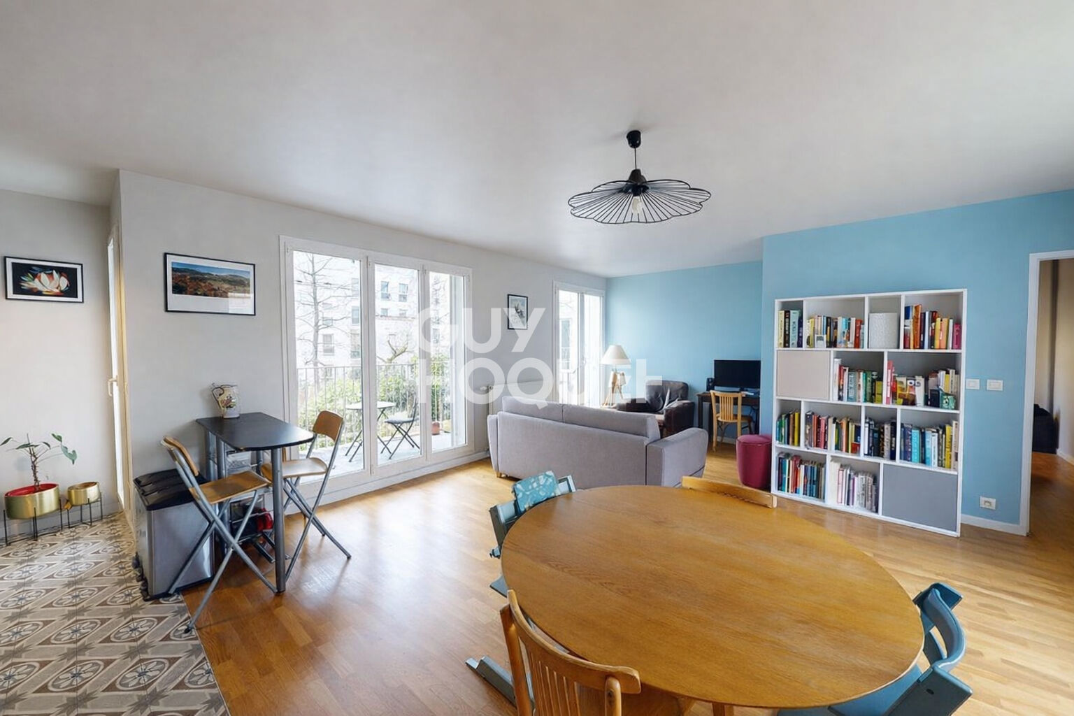 APPARTEMENT 4 PIECES AVEC BALCON, CAVE ET BOX EN SOUS-SOL - PANTIN 4 CHEMINS