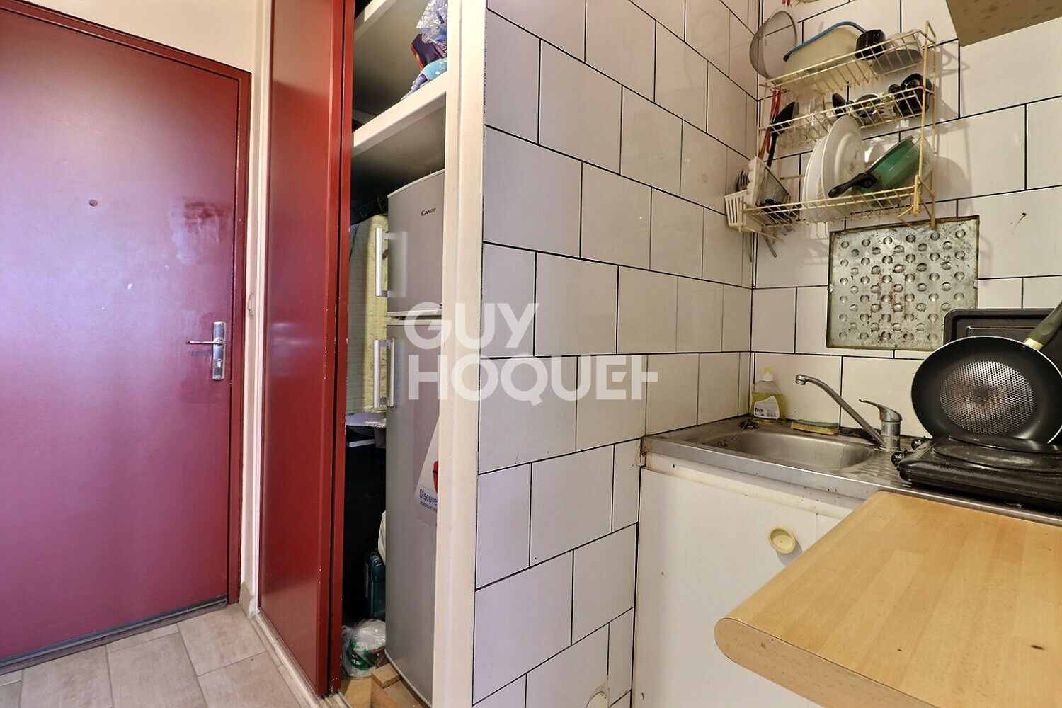 STUDIO DE 18.80 m² AVEC BALCON - AUBERVILLIERS PORTE DE LA VILLETTE