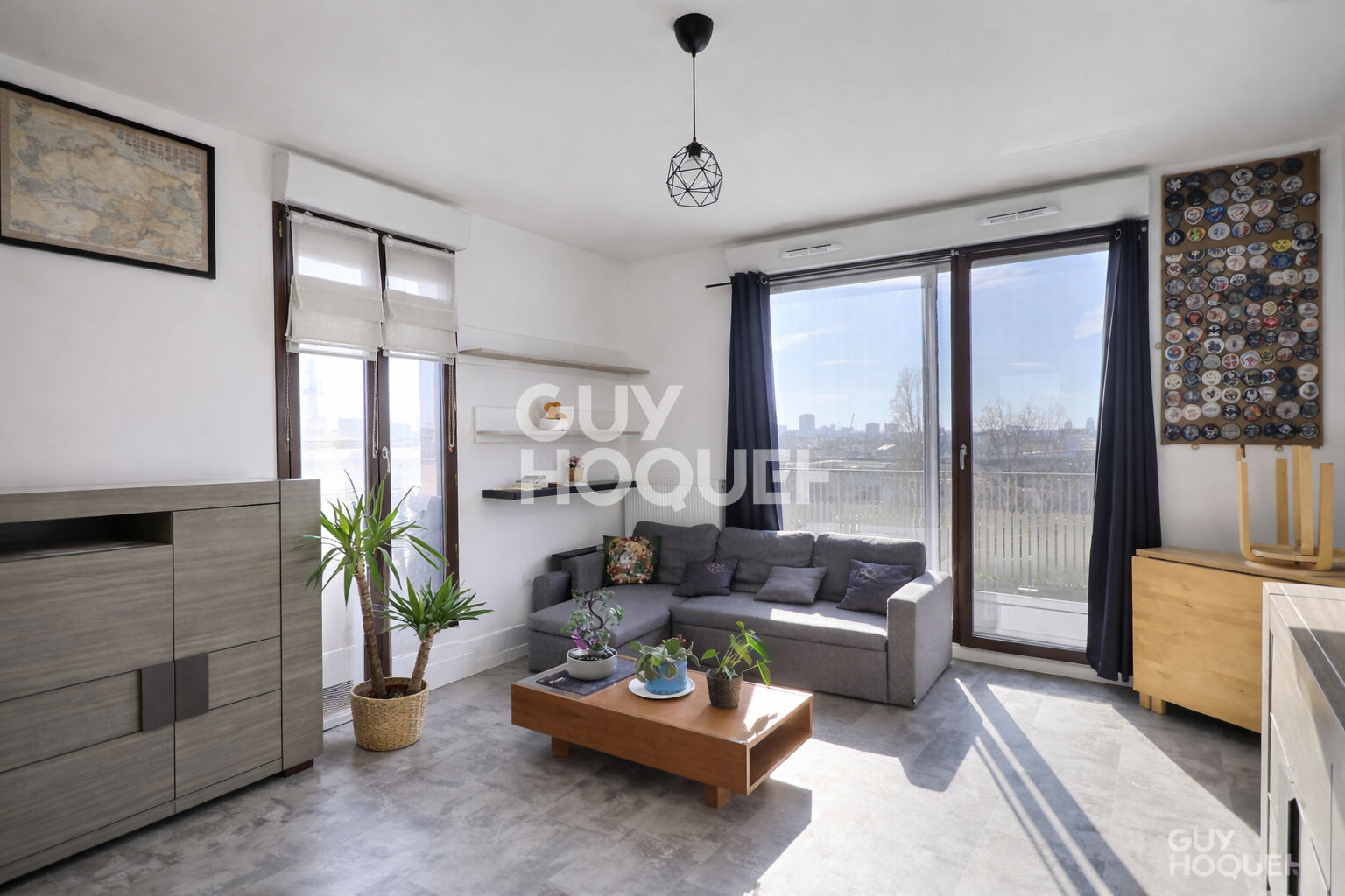 Appartement 3 pièces à vendre avec balcon et parking  à La Courneuve - Quartier Balzac - Braque