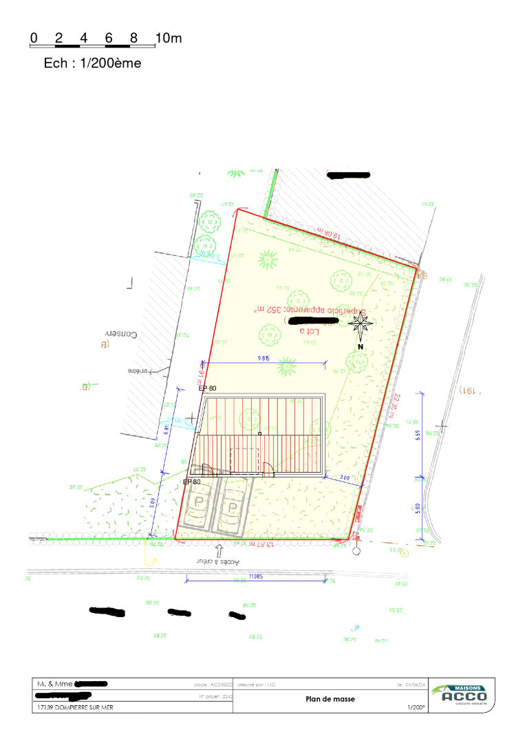 Terrain Dompierre Sur Mer 340 m2