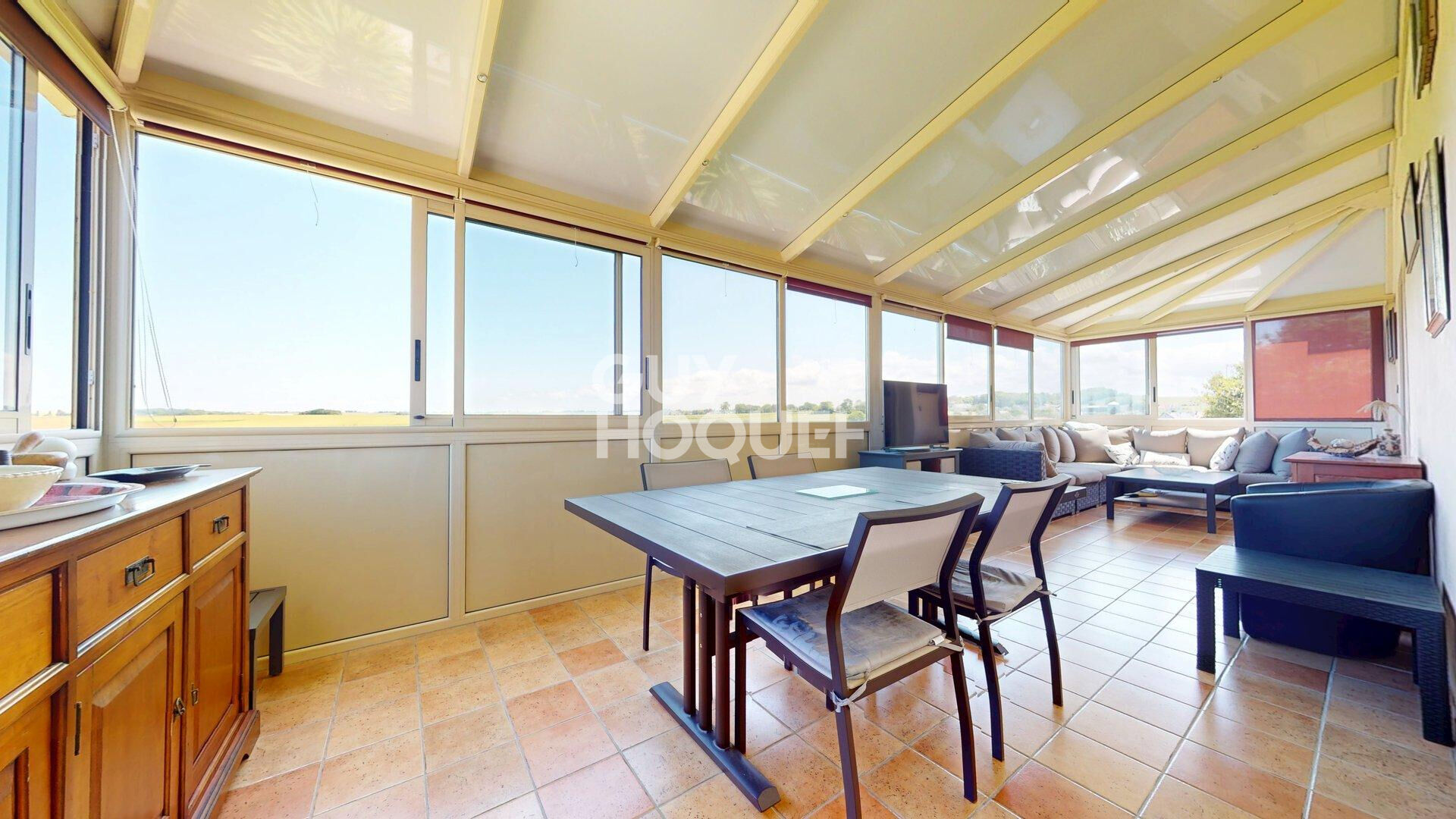 A Vendre à SAINT-COME-DE-FRESNE (14960), vue mer et campagne, maison de 5 pièces principales.