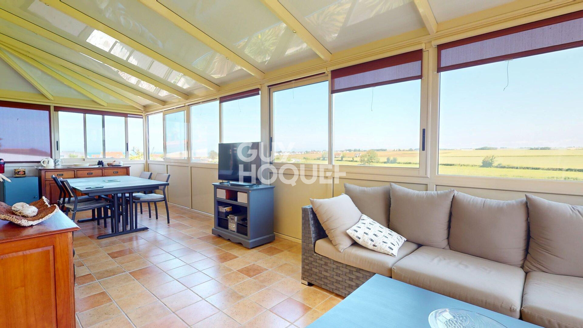 A Vendre à SAINT-COME-DE-FRESNE (14960), vue mer et campagne, maison de 5 pièces principales.