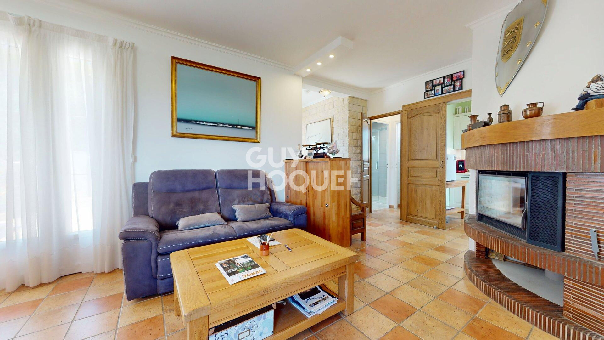 A Vendre à SAINT-COME-DE-FRESNE (14960), vue mer et campagne, maison de 5 pièces principales.