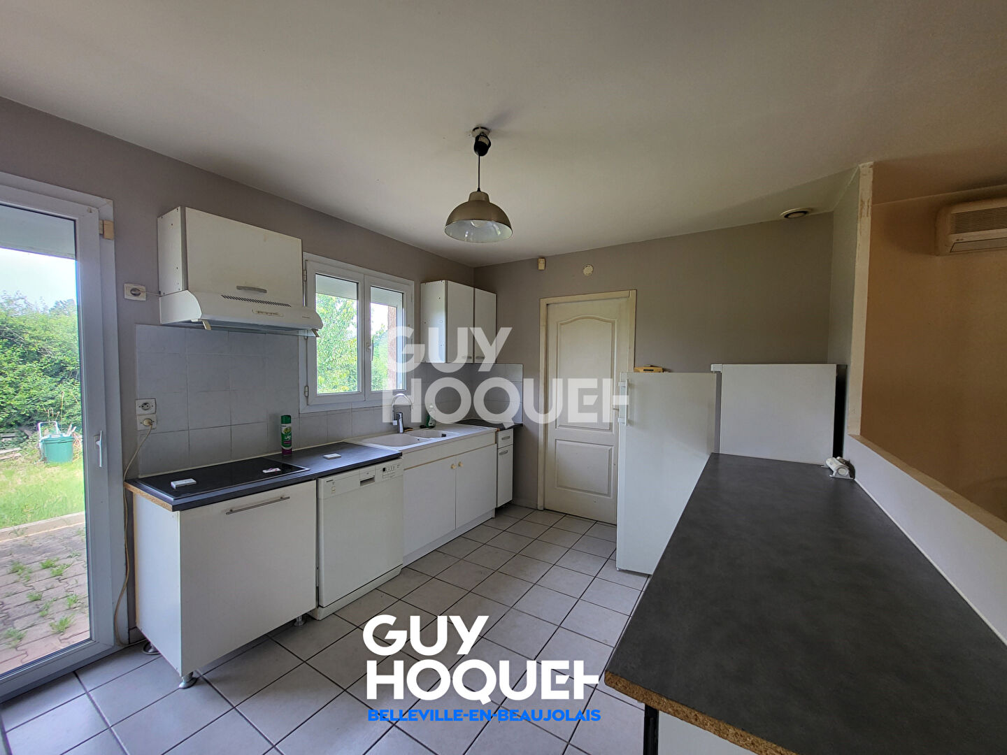 Maison plain-pied, 90 m², garage, terrain, proche commerces et gare